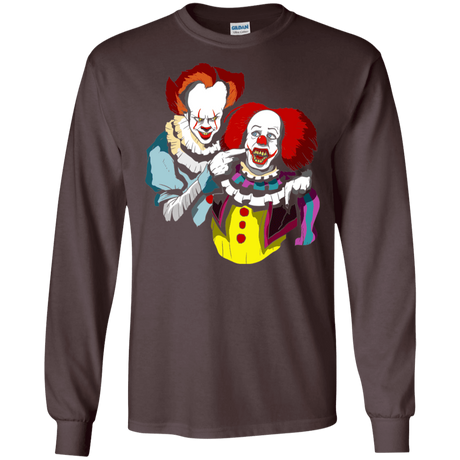 T-Shirts Dark Chocolate / S Killing Clown Men's Long Sleeve T-Shirt