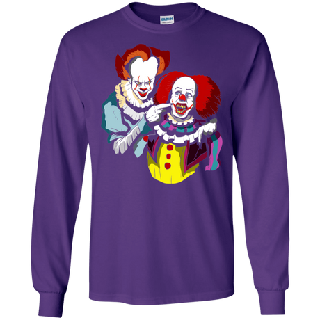 T-Shirts Purple / S Killing Clown Men's Long Sleeve T-Shirt