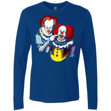 T-Shirts Royal / S Killing Clown Men's Premium Long Sleeve