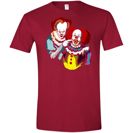 T-Shirts Cardinal Red / S Killing Clown Men's Semi-Fitted Softstyle