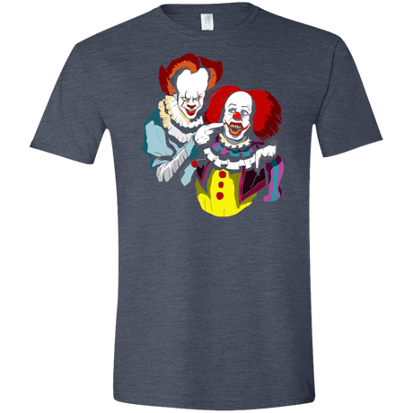 T-Shirts Heather Navy / S Killing Clown Men's Semi-Fitted Softstyle