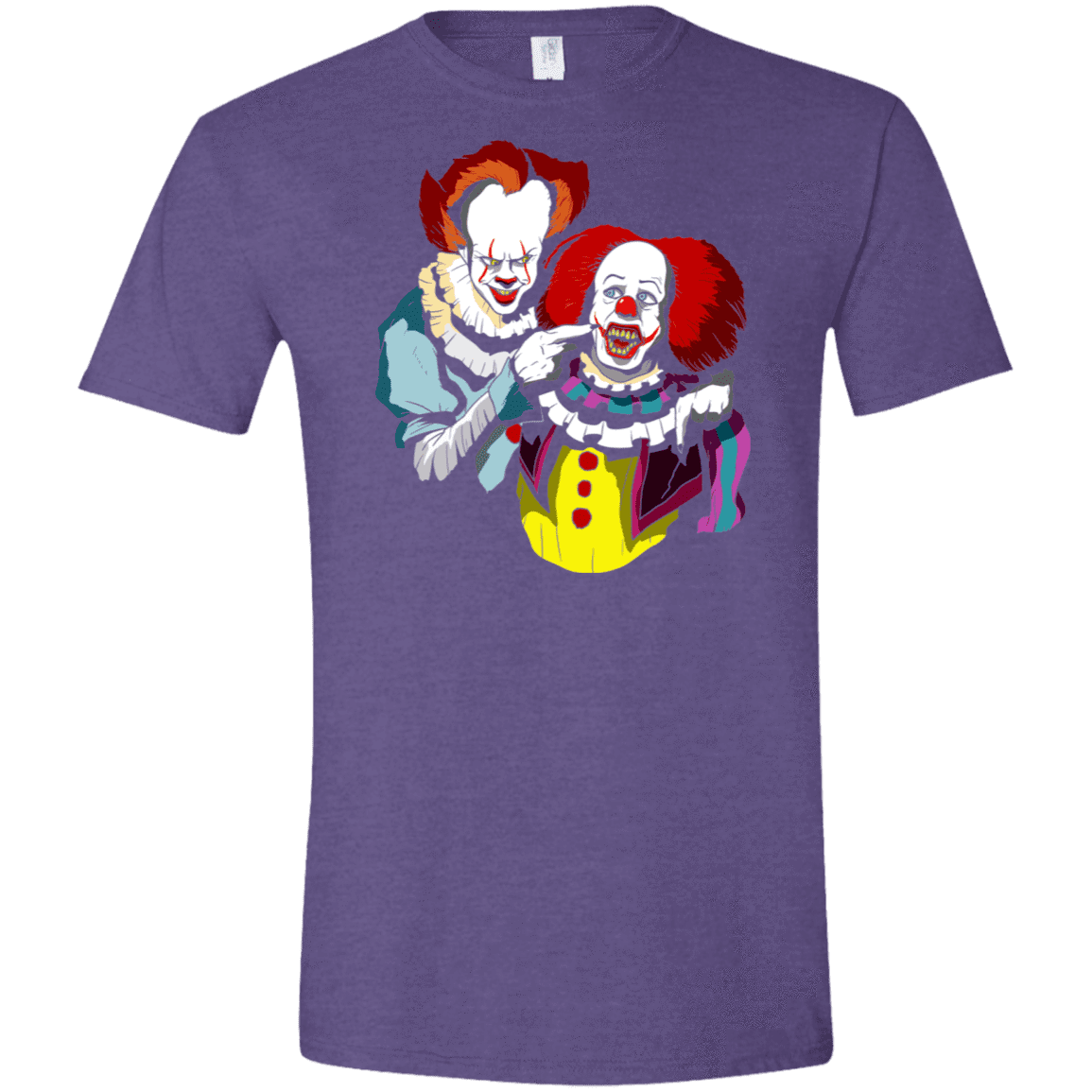 T-Shirts Heather Purple / S Killing Clown Men's Semi-Fitted Softstyle