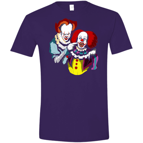 T-Shirts Purple / S Killing Clown Men's Semi-Fitted Softstyle