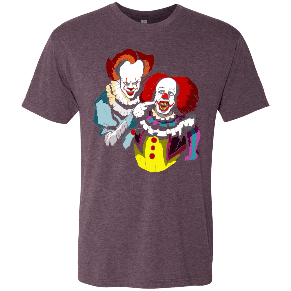 T-Shirts Vintage Purple / S Killing Clown Men's Triblend T-Shirt