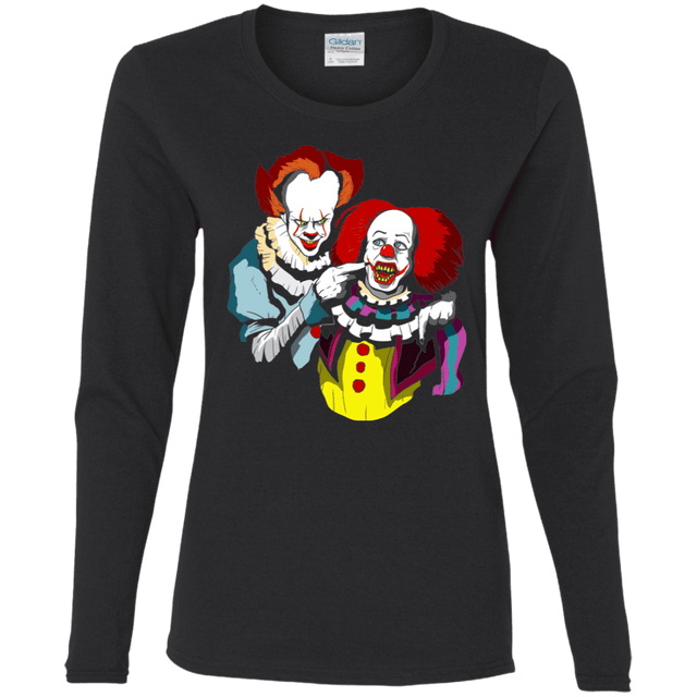 T-Shirts Black / S Killing Clown Women's Long Sleeve T-Shirt