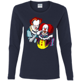 T-Shirts Navy / S Killing Clown Women's Long Sleeve T-Shirt