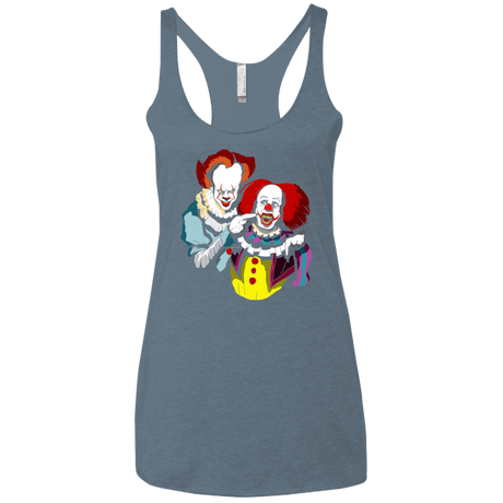 T-Shirts Indigo / X-Small Killing Clown Women's Triblend Racerback Tank