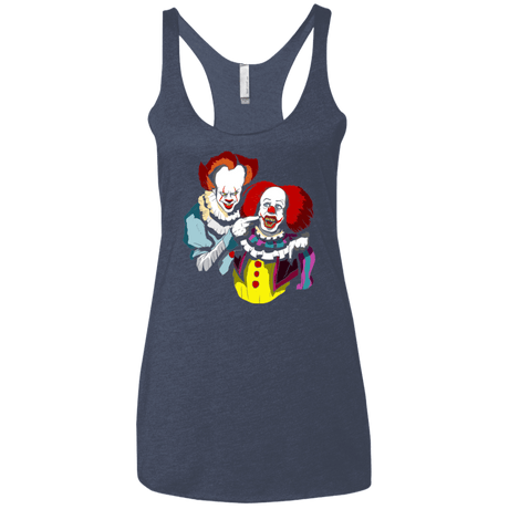 T-Shirts Vintage Navy / X-Small Killing Clown Women's Triblend Racerback Tank