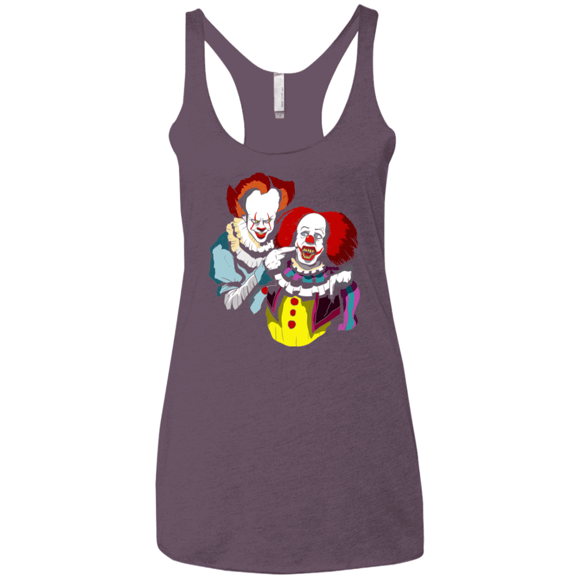 T-Shirts Vintage Purple / X-Small Killing Clown Women's Triblend Racerback Tank