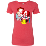 T-Shirts Vintage Red / S Killing Clown Women's Triblend T-Shirt