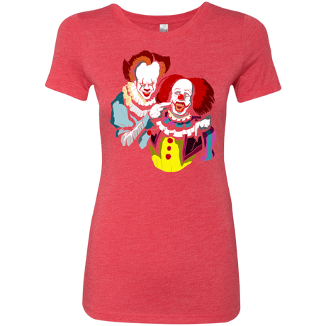 T-Shirts Vintage Red / S Killing Clown Women's Triblend T-Shirt
