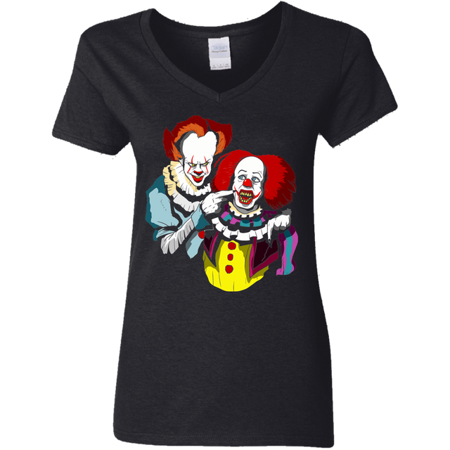 T-Shirts Black / S Killing Clown Women's V-Neck T-Shirt