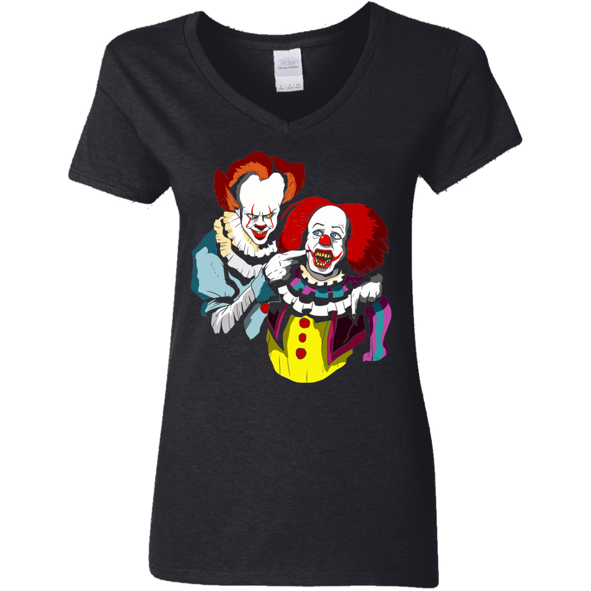 T-Shirts Black / S Killing Clown Women's V-Neck T-Shirt