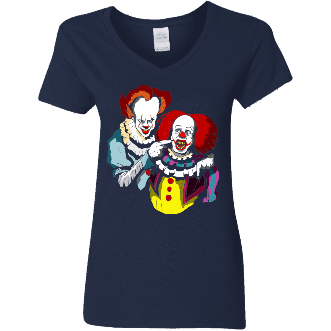 T-Shirts Navy / S Killing Clown Women's V-Neck T-Shirt