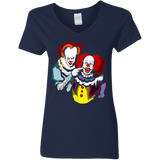 T-Shirts Navy / S Killing Clown Women's V-Neck T-Shirt