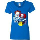 T-Shirts Royal / S Killing Clown Women's V-Neck T-Shirt