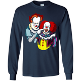 T-Shirts Navy / YS Killing Clown Youth Long Sleeve T-Shirt