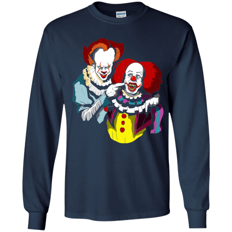 T-Shirts Navy / YS Killing Clown Youth Long Sleeve T-Shirt