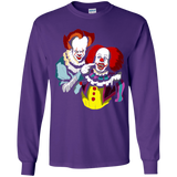 T-Shirts Purple / YS Killing Clown Youth Long Sleeve T-Shirt