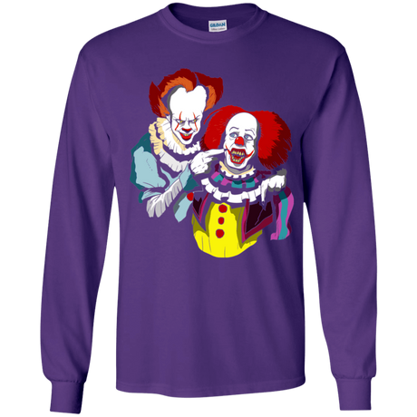 T-Shirts Purple / YS Killing Clown Youth Long Sleeve T-Shirt