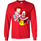 T-Shirts Red / YS Killing Clown Youth Long Sleeve T-Shirt