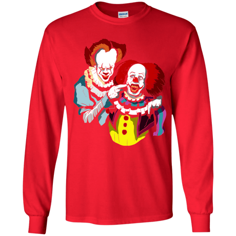 T-Shirts Red / YS Killing Clown Youth Long Sleeve T-Shirt