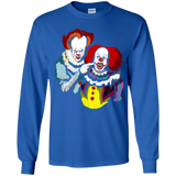 T-Shirts Royal / YS Killing Clown Youth Long Sleeve T-Shirt