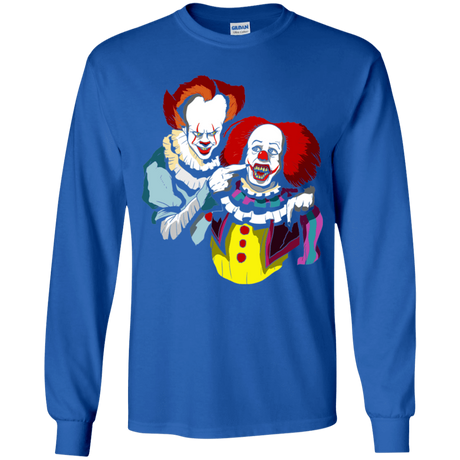 T-Shirts Royal / YS Killing Clown Youth Long Sleeve T-Shirt