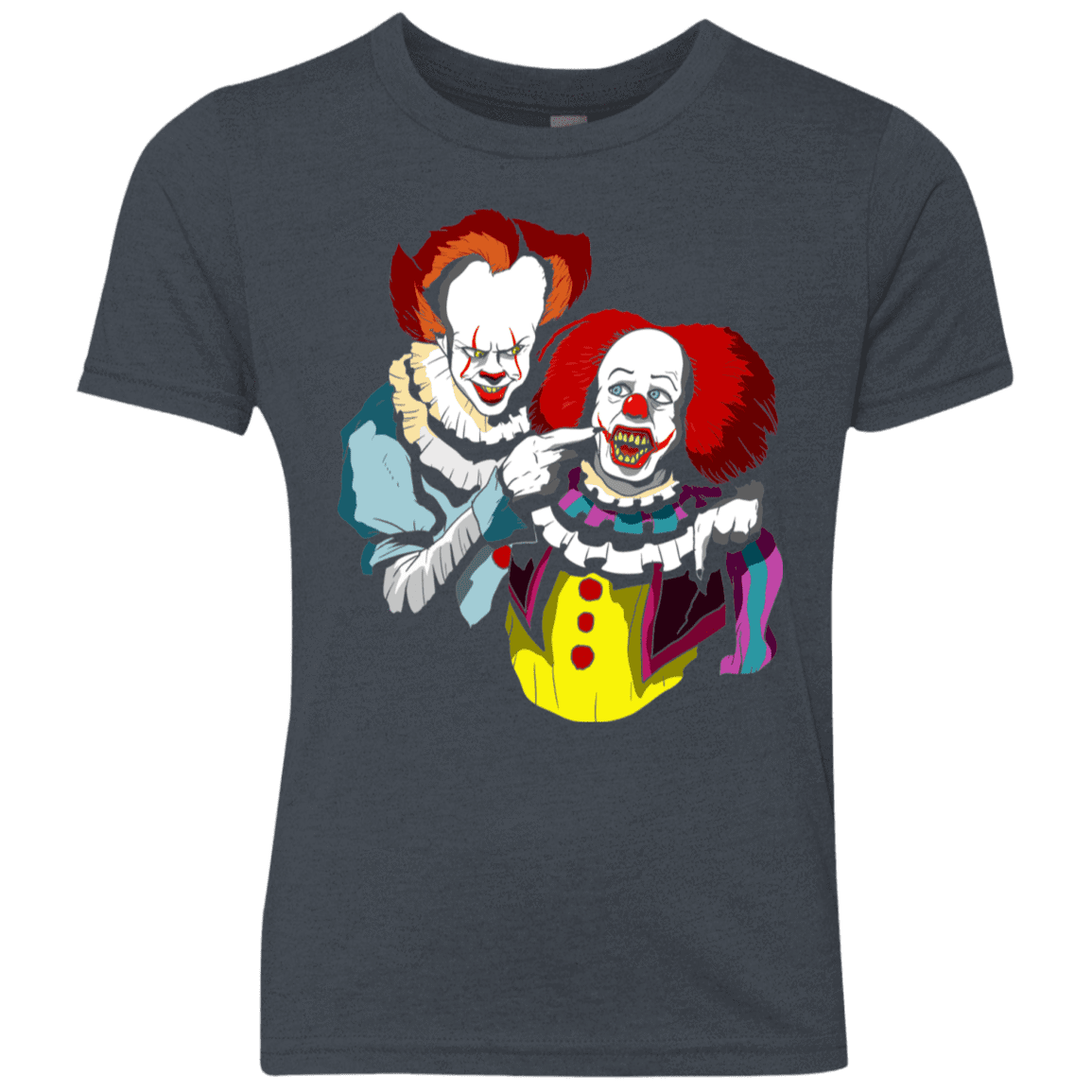 T-Shirts Vintage Navy / YXS Killing Clown Youth Triblend T-Shirt