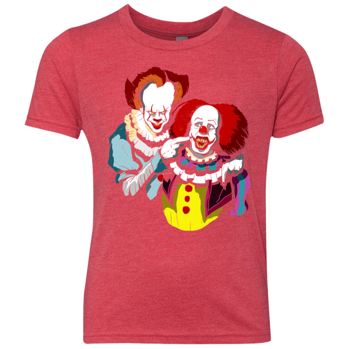 T-Shirts Vintage Red / YXS Killing Clown Youth Triblend T-Shirt
