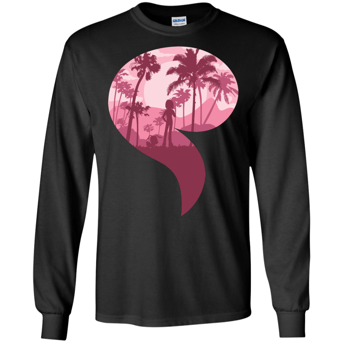 T-Shirts Black / S Kindness Men's Long Sleeve T-Shirt