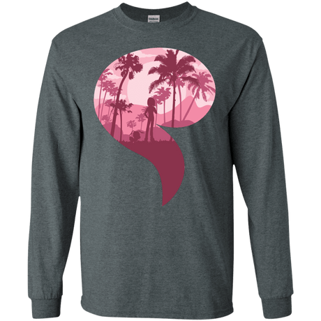 T-Shirts Dark Heather / S Kindness Men's Long Sleeve T-Shirt