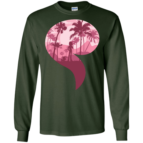 T-Shirts Forest Green / S Kindness Men's Long Sleeve T-Shirt