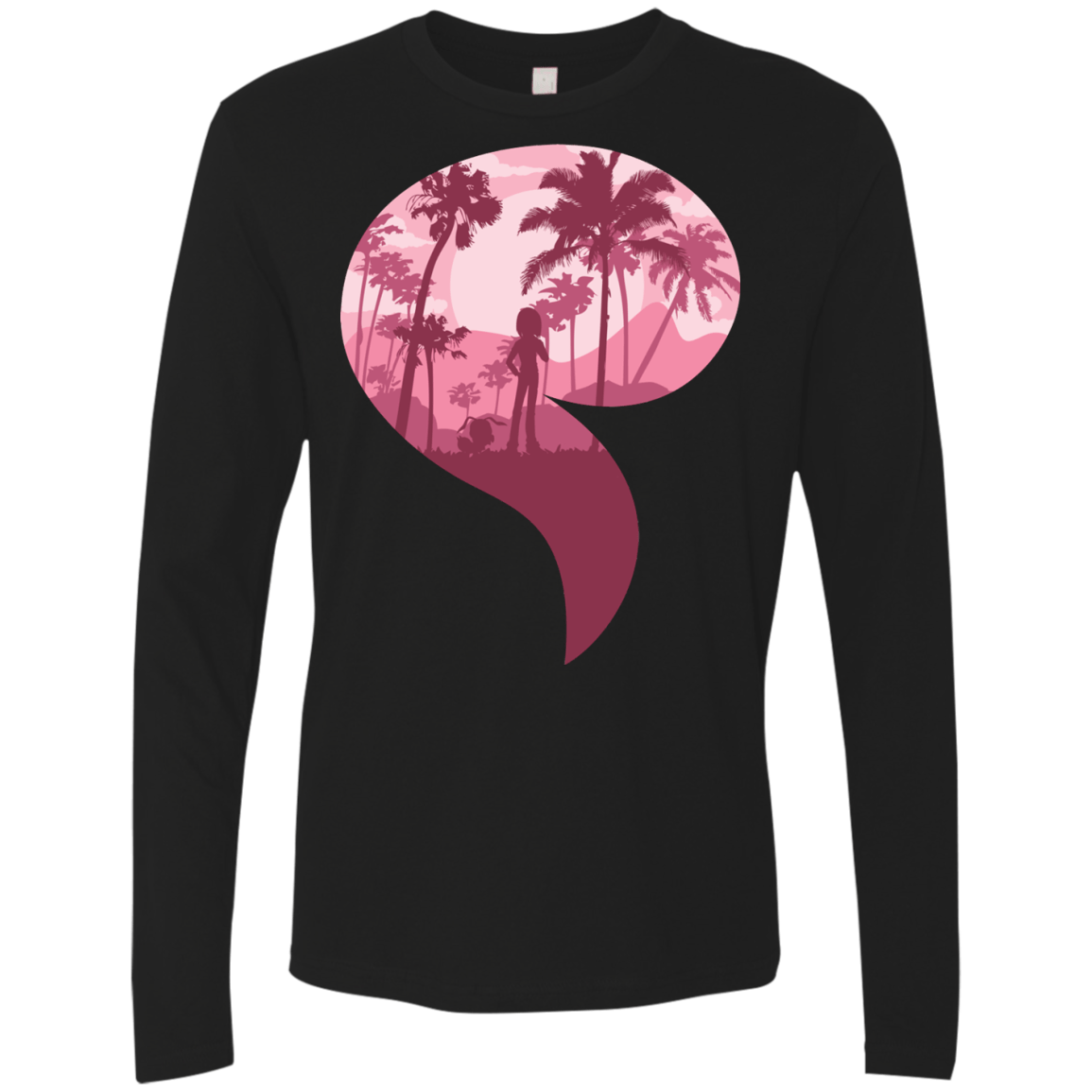 T-Shirts Black / S Kindness Men's Premium Long Sleeve