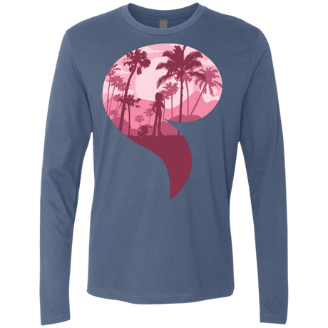 T-Shirts Indigo / S Kindness Men's Premium Long Sleeve
