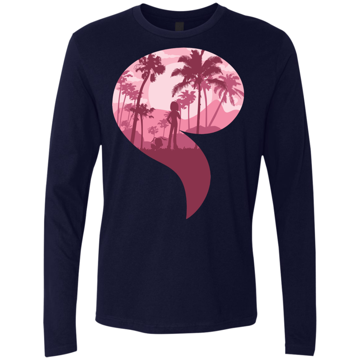 T-Shirts Midnight Navy / S Kindness Men's Premium Long Sleeve
