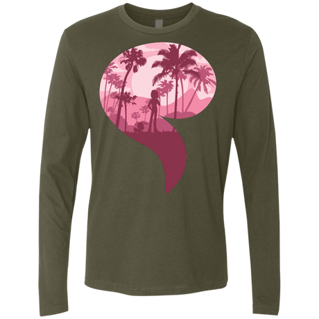 T-Shirts Military Green / S Kindness Men's Premium Long Sleeve