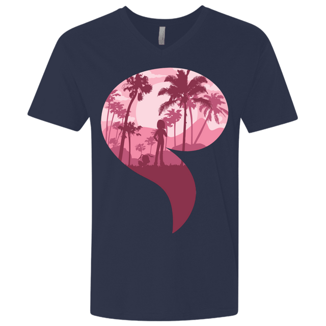 T-Shirts Midnight Navy / X-Small Kindness Men's Premium V-Neck