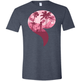 T-Shirts Heather Navy / S Kindness Men's Semi-Fitted Softstyle