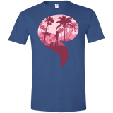 T-Shirts Heather Royal / X-Small Kindness Men's Semi-Fitted Softstyle