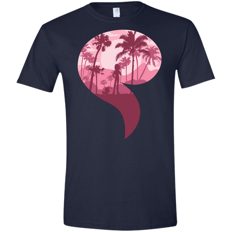 T-Shirts Navy / X-Small Kindness Men's Semi-Fitted Softstyle