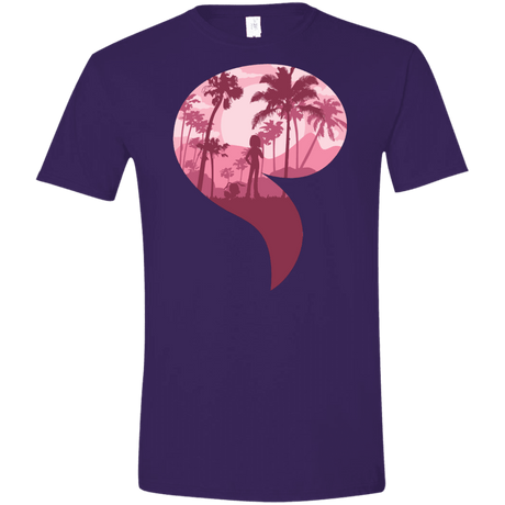 T-Shirts Purple / S Kindness Men's Semi-Fitted Softstyle