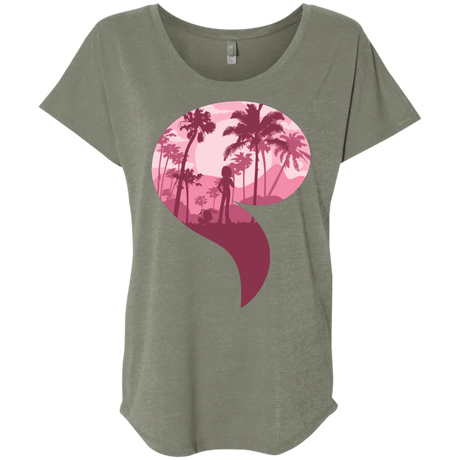 T-Shirts Venetian Grey / X-Small Kindness Triblend Dolman Sleeve