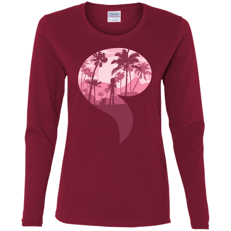 T-Shirts Cardinal / S Kindness Women's Long Sleeve T-Shirt
