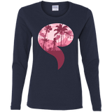 T-Shirts Navy / S Kindness Women's Long Sleeve T-Shirt