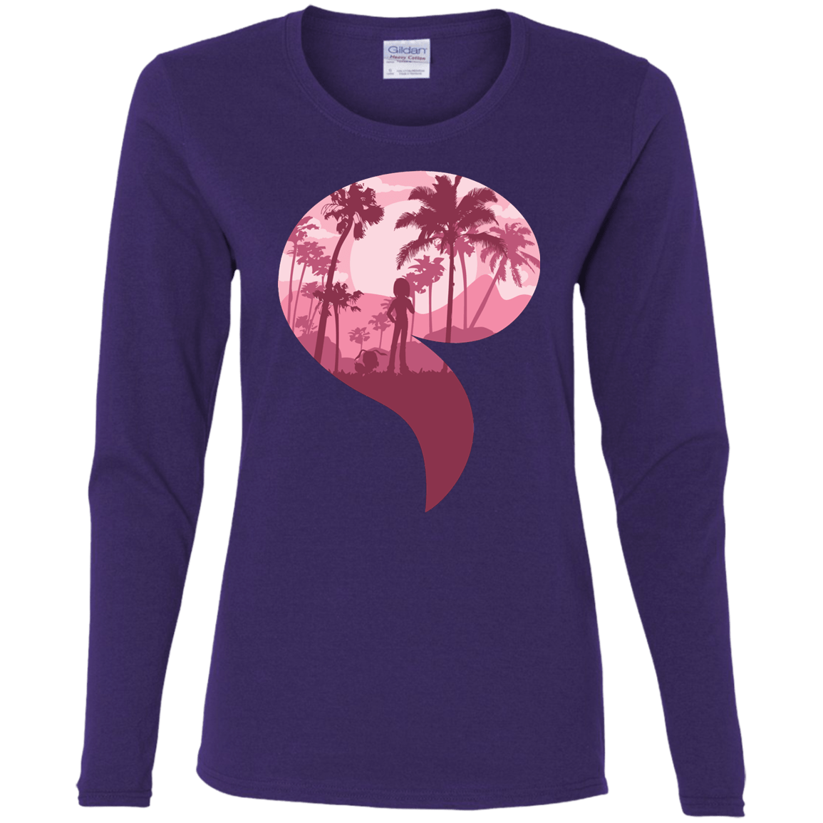 T-Shirts Purple / S Kindness Women's Long Sleeve T-Shirt