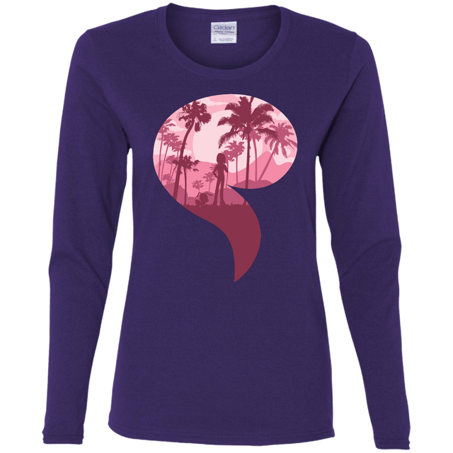 T-Shirts Purple / S Kindness Women's Long Sleeve T-Shirt