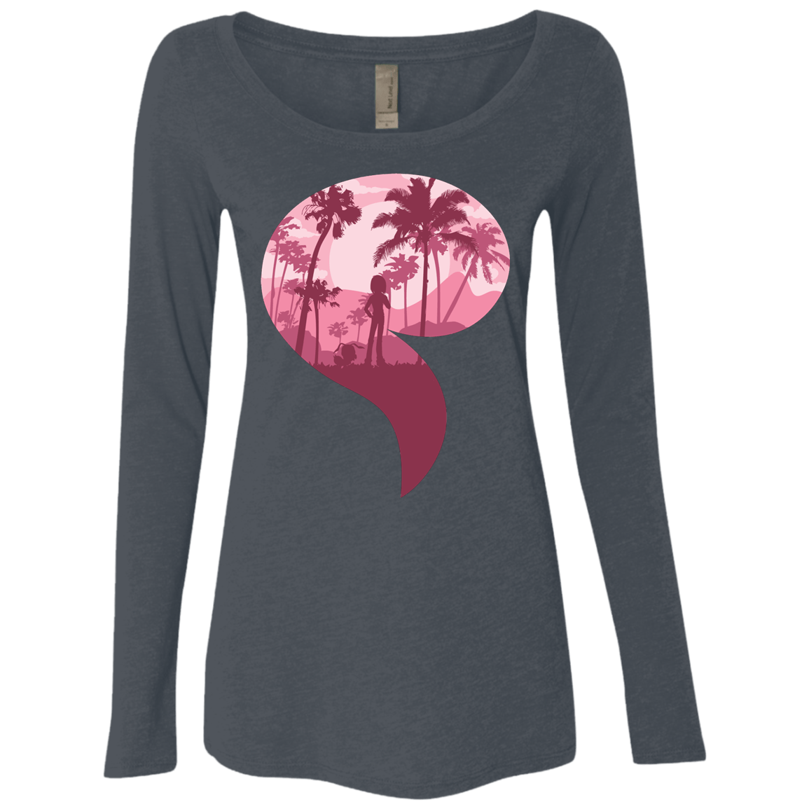 T-Shirts Vintage Navy / S Kindness Women's Triblend Long Sleeve Shirt