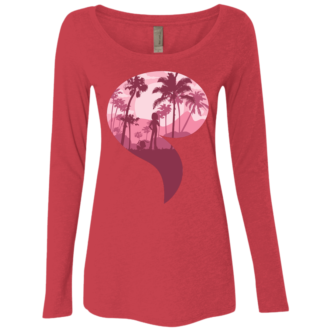 T-Shirts Vintage Red / S Kindness Women's Triblend Long Sleeve Shirt