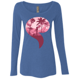 T-Shirts Vintage Royal / S Kindness Women's Triblend Long Sleeve Shirt